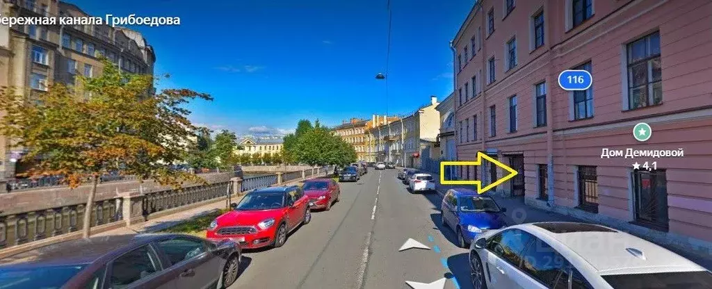 Помещение свободного назначения в Санкт-Петербург наб. Канала ... - Фото 2