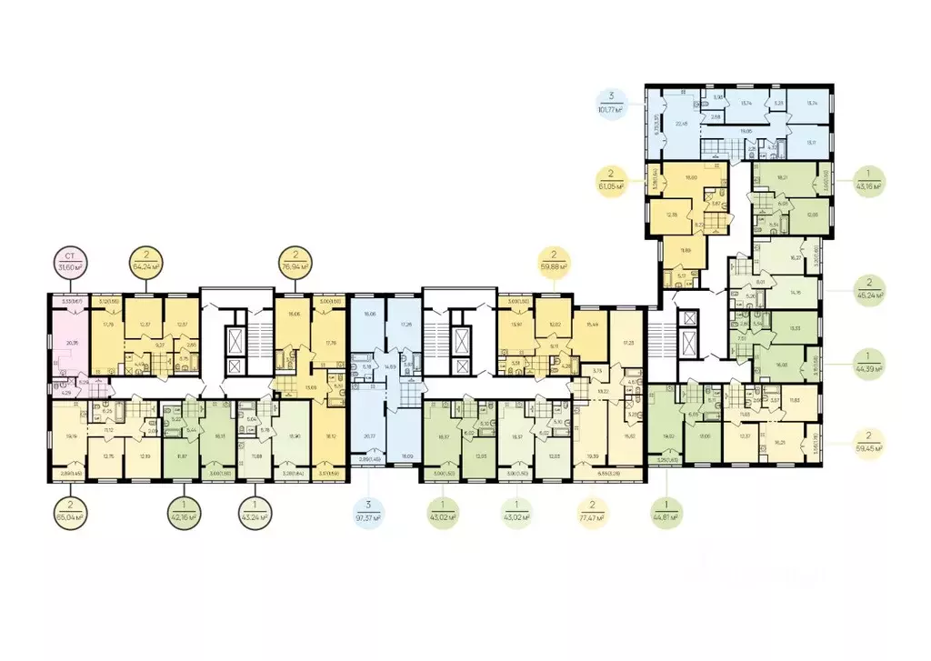 1-к кв. Калужская область, Обнинск ул. Славского, 10 (45.7 м) - Фото 2