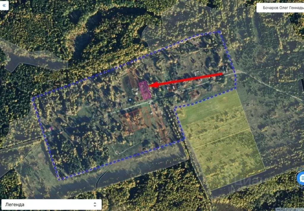 Участок в Владимирская область, Гусь-Хрустальный муниципальный округ, ... - Фото 1