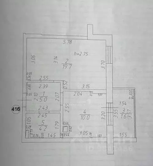 1-к кв. Татарстан, Казань просп. Победы, 139к2 (41.0 м) - Фото 2