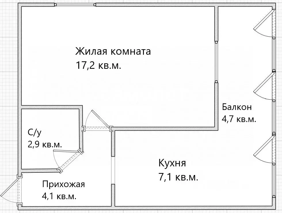 1-к кв. Краснодарский край, Северский район, Ильское городское ... - Фото 1