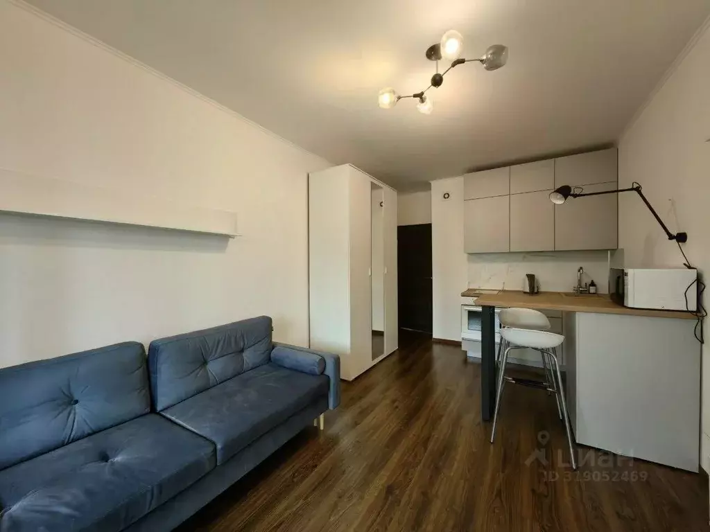 Студия Санкт-Петербург аллея Арцеуловская, 21 (25.0 м) - Фото 1