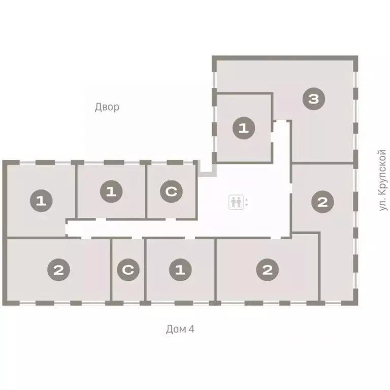 1-к кв. Омская область, Омск  (37.23 м) - Фото 1