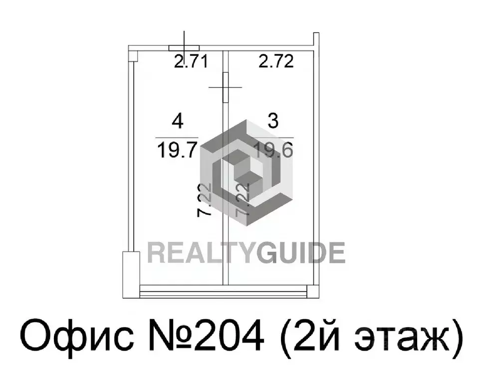 Офис в Москва Староалексеевская ул., 5 (39 м) - Фото 1