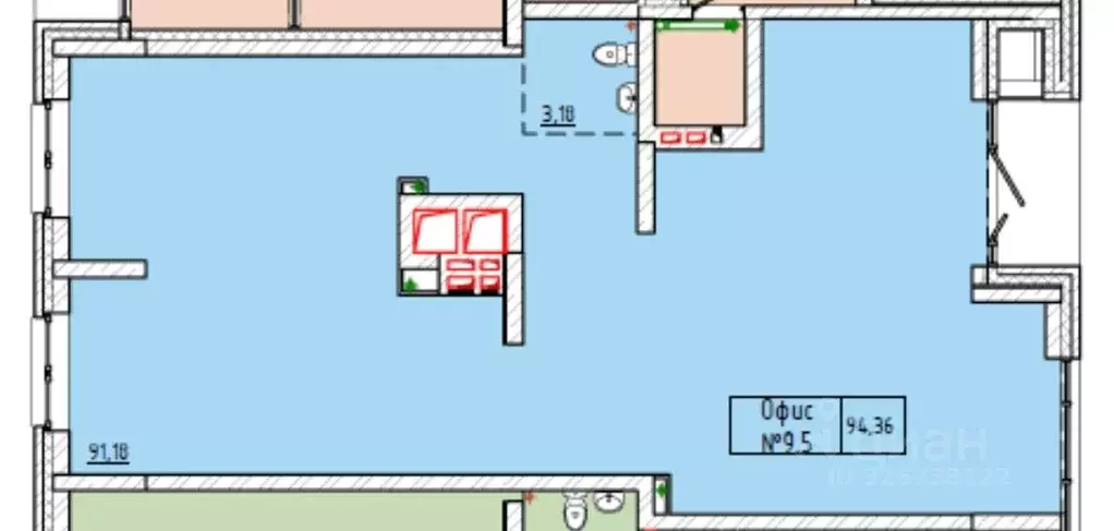 Помещение свободного назначения в Новосибирская область, Новосибирск ... - Фото 1