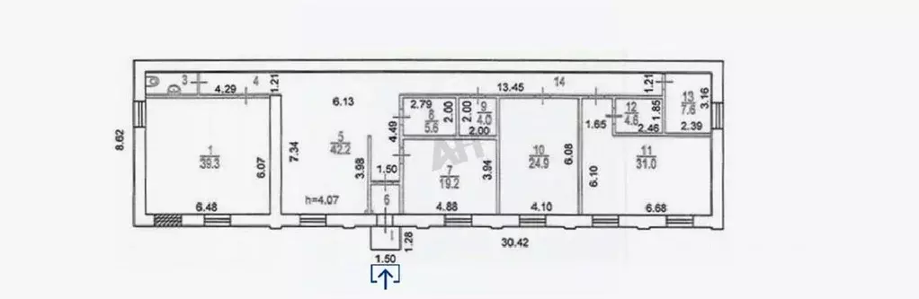 Офис в Москва 4-й Рощинский проезд, 20С6 (205 м) - Фото 2