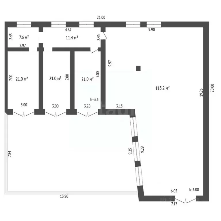 Помещение свободного назначения в Крым, Белогорск ул. Бекира ... - Фото 2