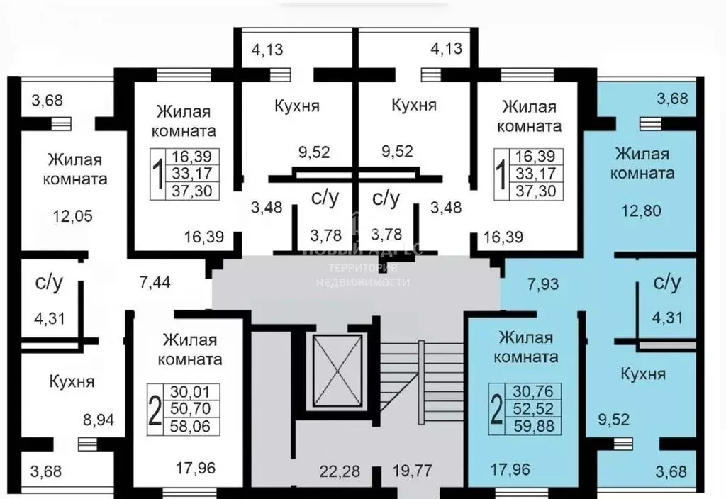 2-комнатная квартира: Калуга, Минская улица, 12 (60 м) - Фото 0