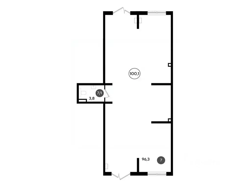 Помещение свободного назначения в Краснодарский край, Краснодар Парк ... - Фото 1