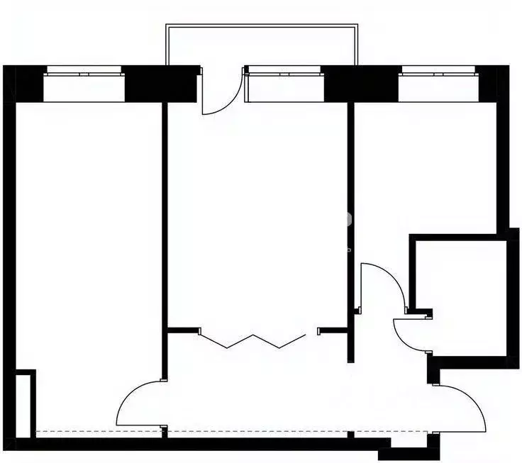 2-к кв. Костромская область, Кострома ул. Нижняя Дебря, 55 (40.2 м) - Фото 1