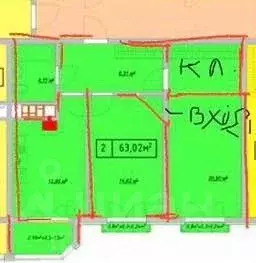 2-к кв. Краснодарский край, Геленджик ул. Витебская, 14к2/1 (63.0 м) - Фото 1