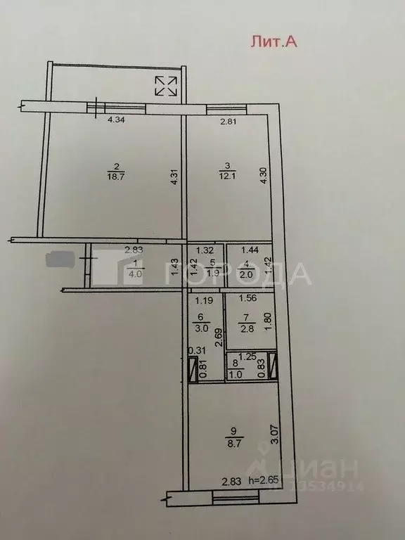 2-к кв. Алтайский край, Барнаул Власихинская ул., 85 (54.0 м) - Фото 2