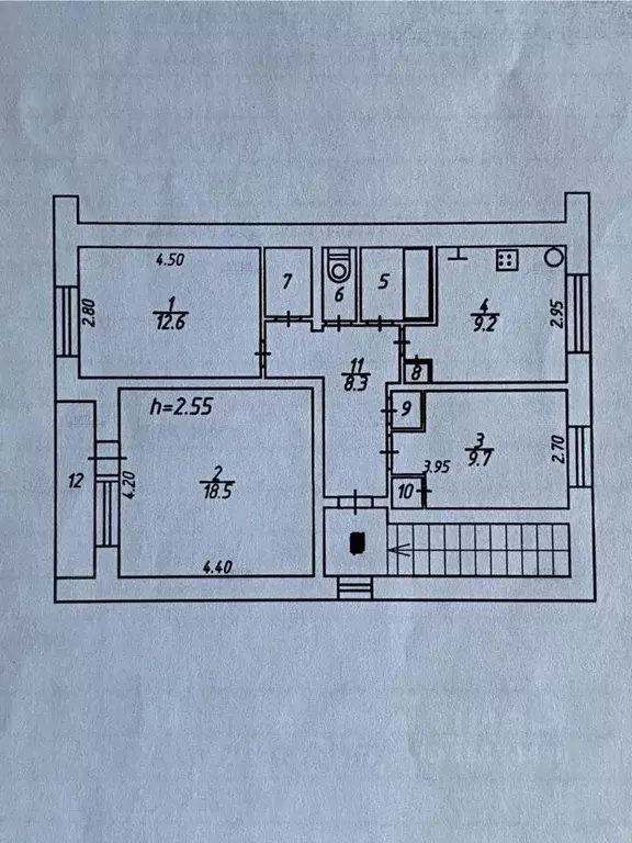 3-к кв. Калужская область, Ферзиковский район, Грабцево с/пос, с. ... - Фото 2