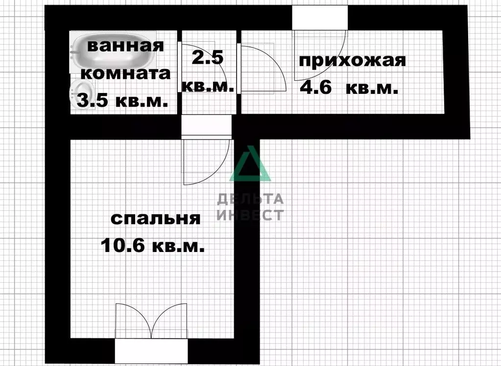 Комната Башкортостан, Уфа ул. Софьи Перовской, 25 (10.5 м) - Фото 2