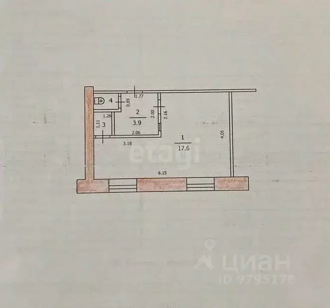 Студия Татарстан, Казань ул. Гудованцева, 45 (23.5 м) - Фото 2