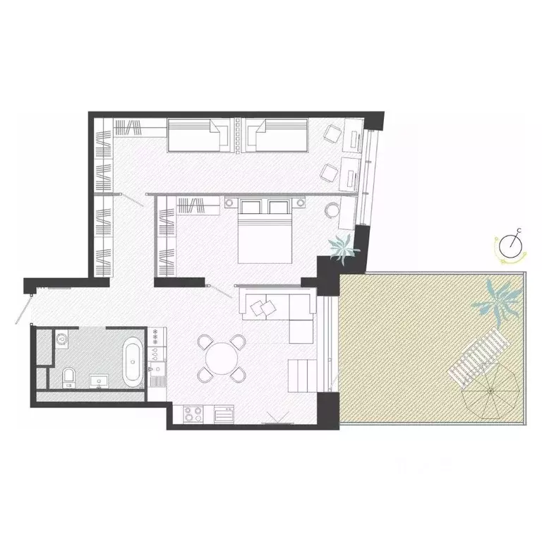 3-к кв. Приморский край, Владивосток ул. Нейбута (81.11 м) - Фото 1