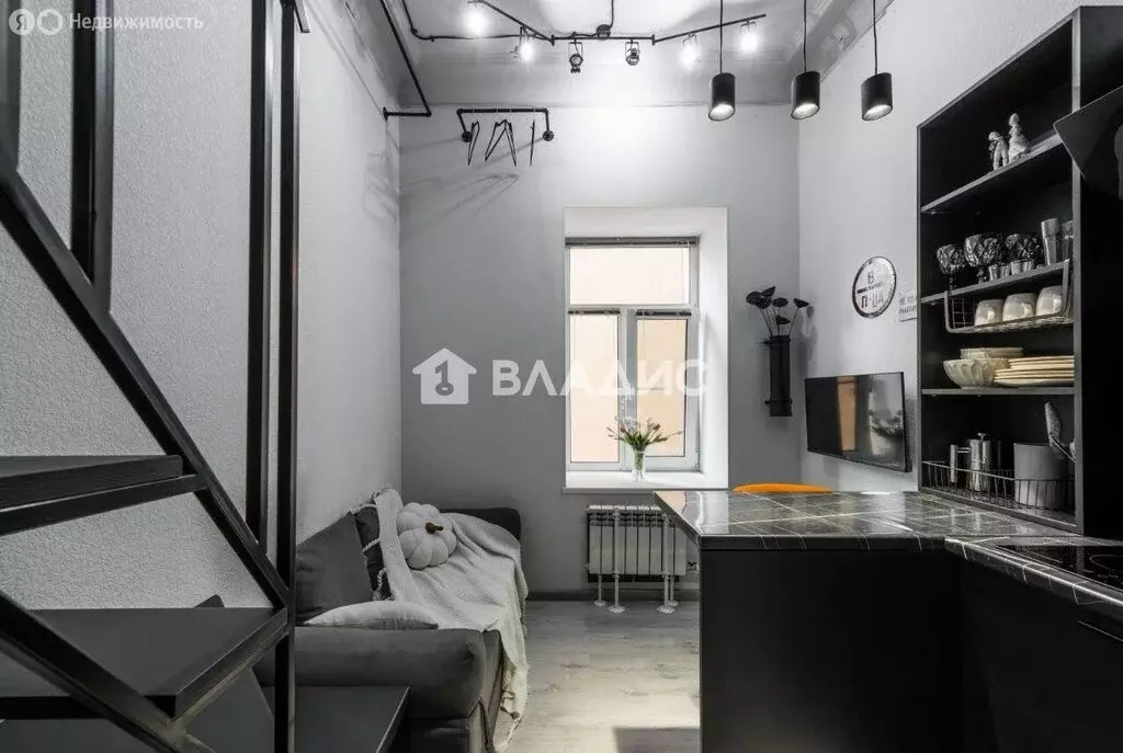 Квартира-студия: Санкт-Петербург, Гороховая улица, 46Б (17.7 м) - Фото 1