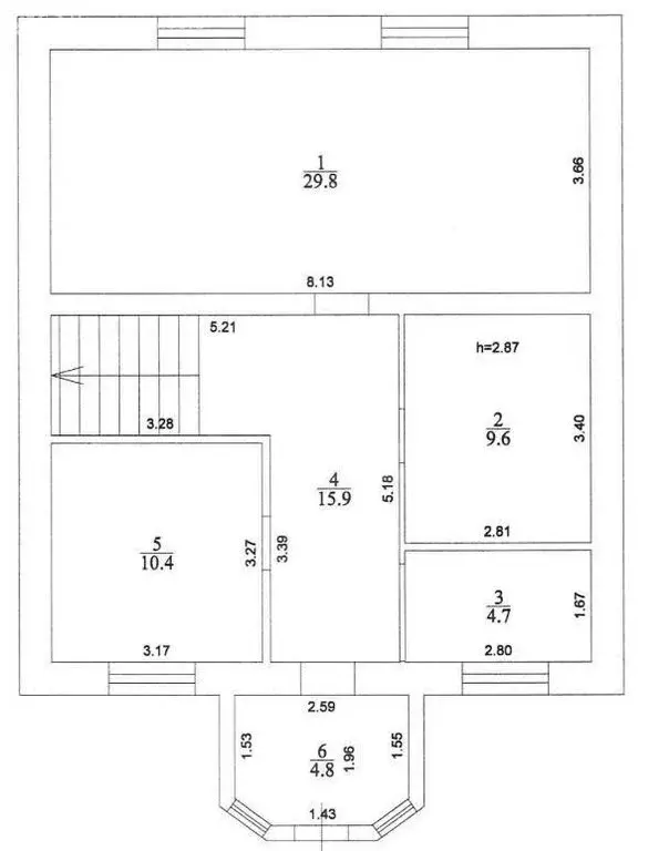 Дом в село Столбище, Совхозная улица (148 м) - Фото 1