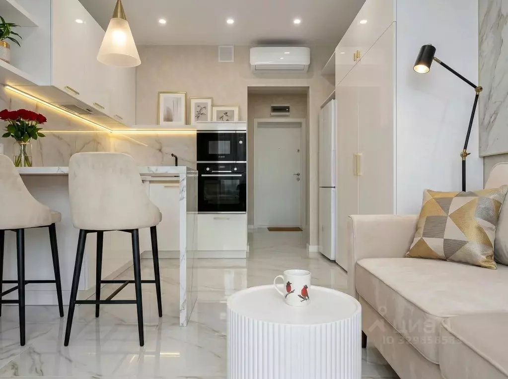 Студия Санкт-Петербург ул. Рентгена, 4 (21.0 м) - Фото 2