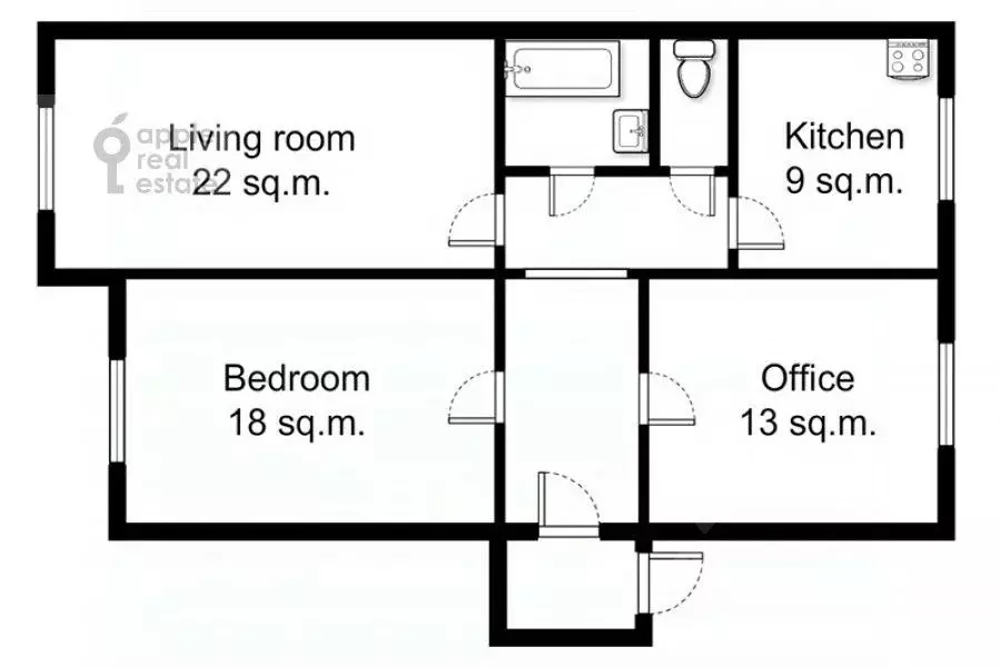 3-к кв. Москва Тверская ул., 17 (79.0 м) - Фото 1