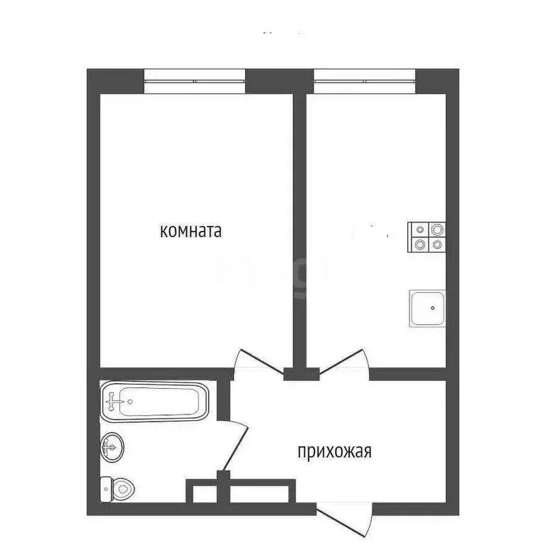 1-комнатная квартира: Севастополь, улица Челнокова, 17к1 (42 м) - Фото 0