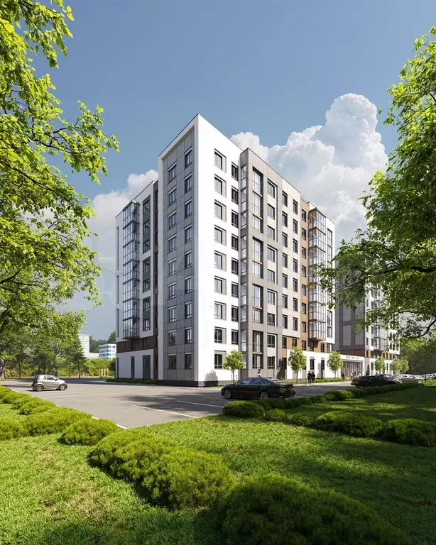 2-к. квартира, 49,9 м, 6/9 эт. - Фото 1