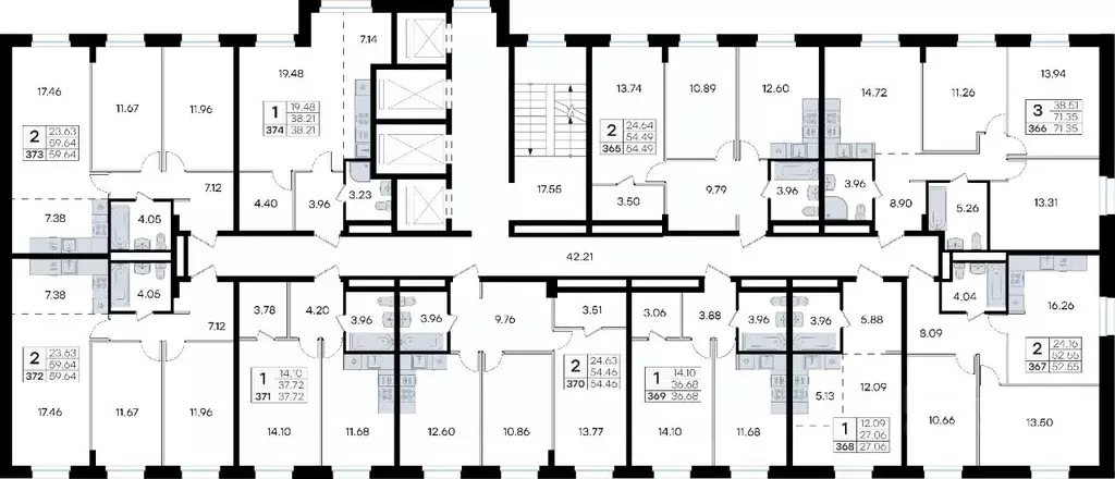 1-к кв. Приморский край, Владивосток ул. Тухачевского, 80 (37.72 м) - Фото 1