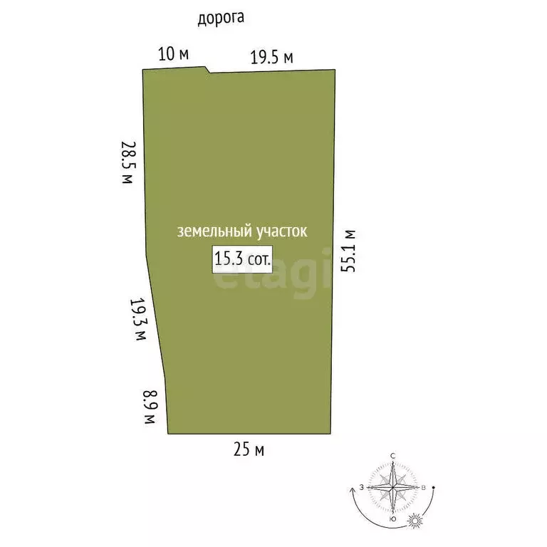 Дом в село Белозёры, Центральная улица (80 м) - Фото 1