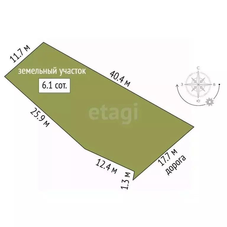 Участок в Башкортостан, Стерлитамакский район, Отрадовский сельсовет, ... - Фото 2