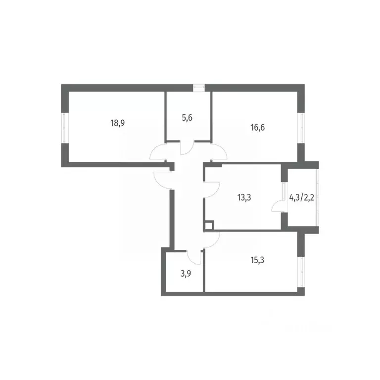 3-к кв. Калининградская область, Гурьевск ул. Имени Романа Руденко, ... - Фото 1