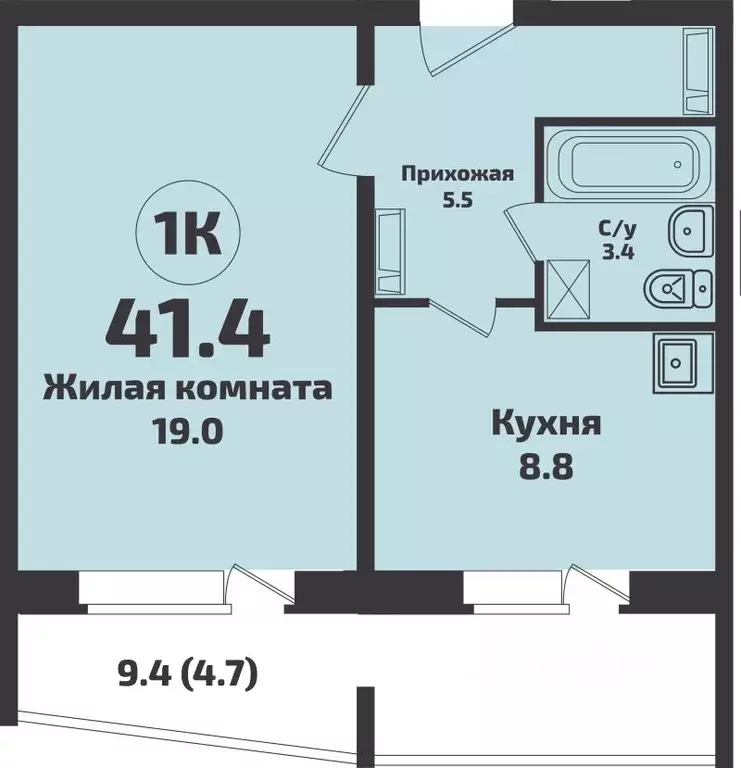 1-к кв. Новосибирская область, Новосибирский район, Станционный ... - Фото 0