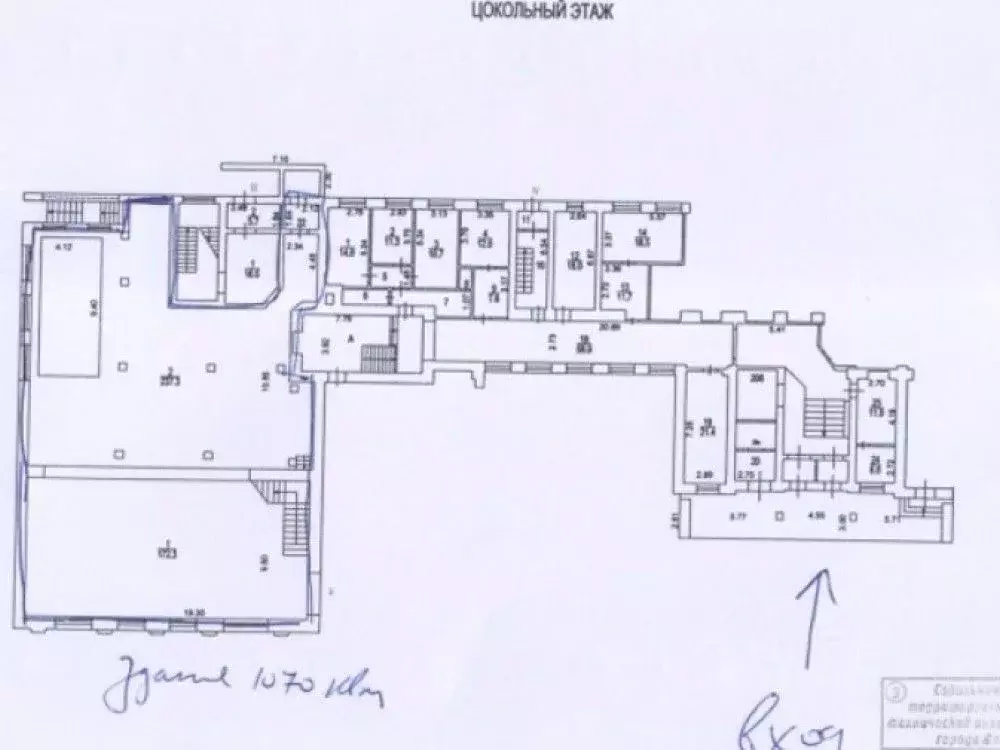 Торговая площадь в Москва Шмитовский проезд, 3С1 (1150 м) - Фото 2
