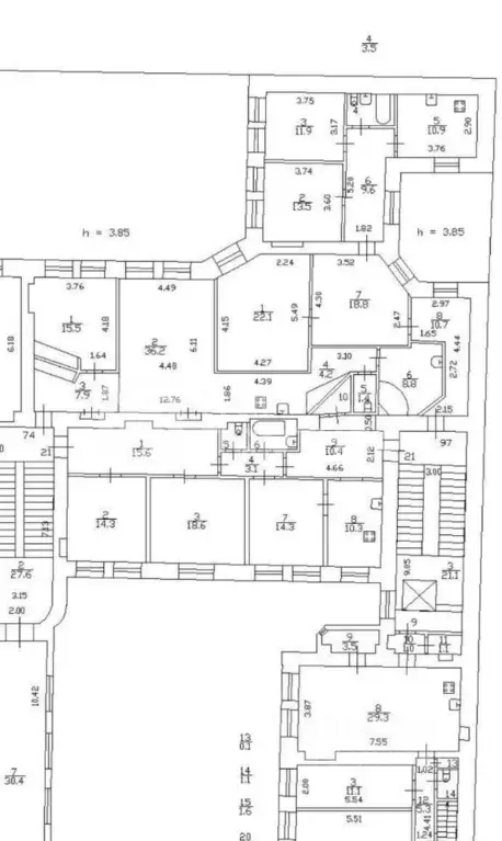 4-к кв. Санкт-Петербург Кирочная ул., 24 (101.0 м) - Фото 2