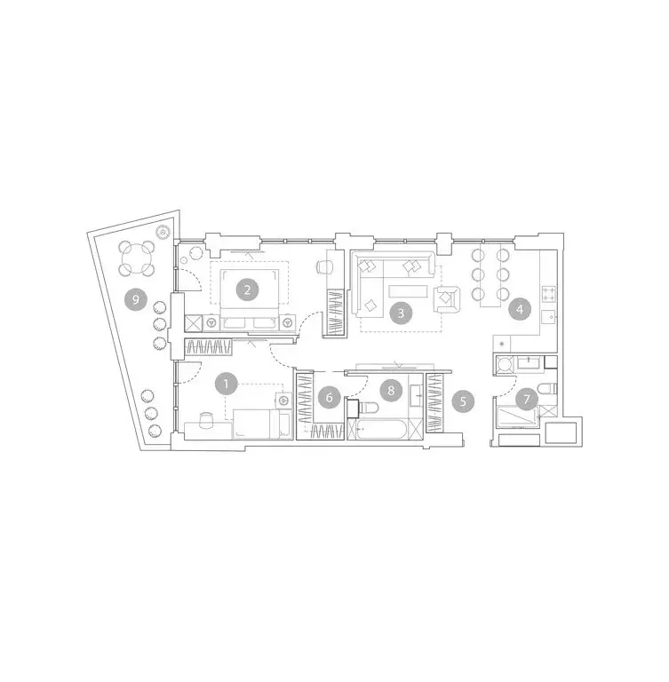 3-комнатная квартира: Москва, улица Миклухо-Маклая, 23 (85.8 м) - Фото 2