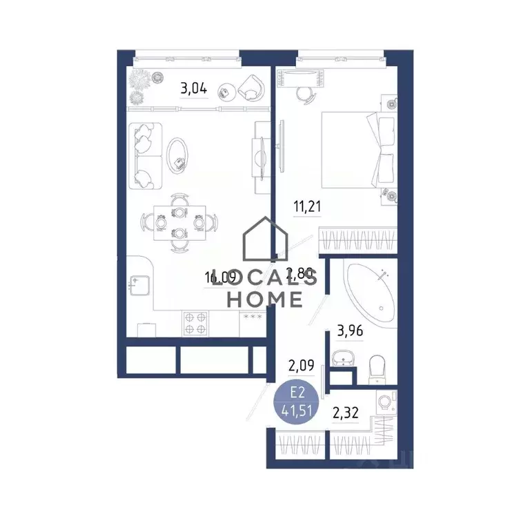 1-к кв. Рязанская область, Рязанский муниципальный округ, с. Дядьково ... - Фото 2