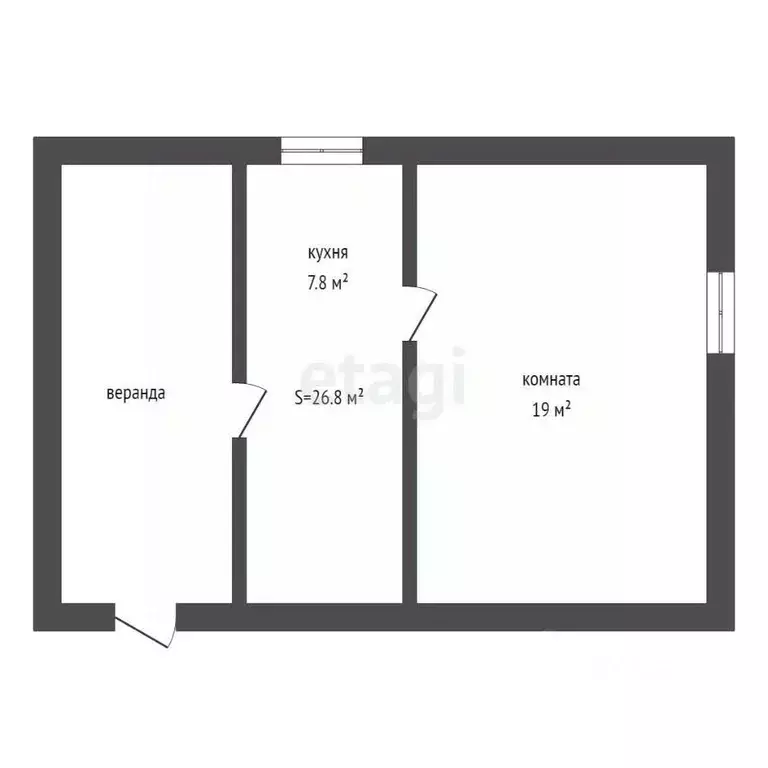 Дом в Брянская область, Почеп Стародубская ул. (27 м) - Фото 1