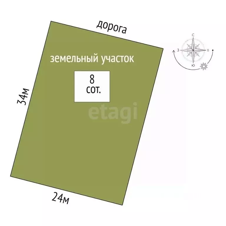 Участок в Тюменская область, Тюменский район, с. Кулаково, Зеленые ... - Фото 2