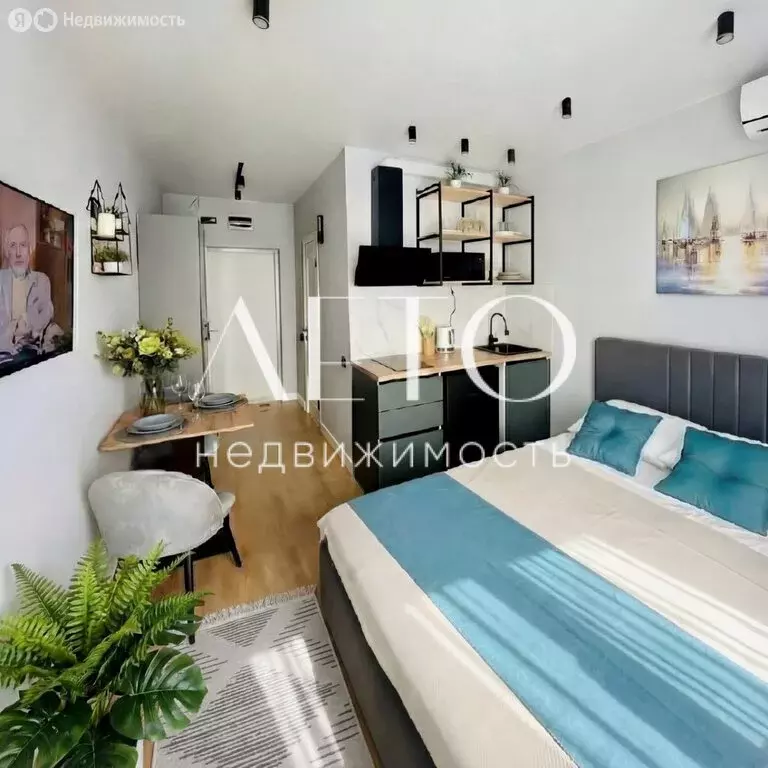 Квартира-студия: Сочи, микрорайон Бытха, Ясногорская улица, 16/2к7 (18 ... - Фото 2