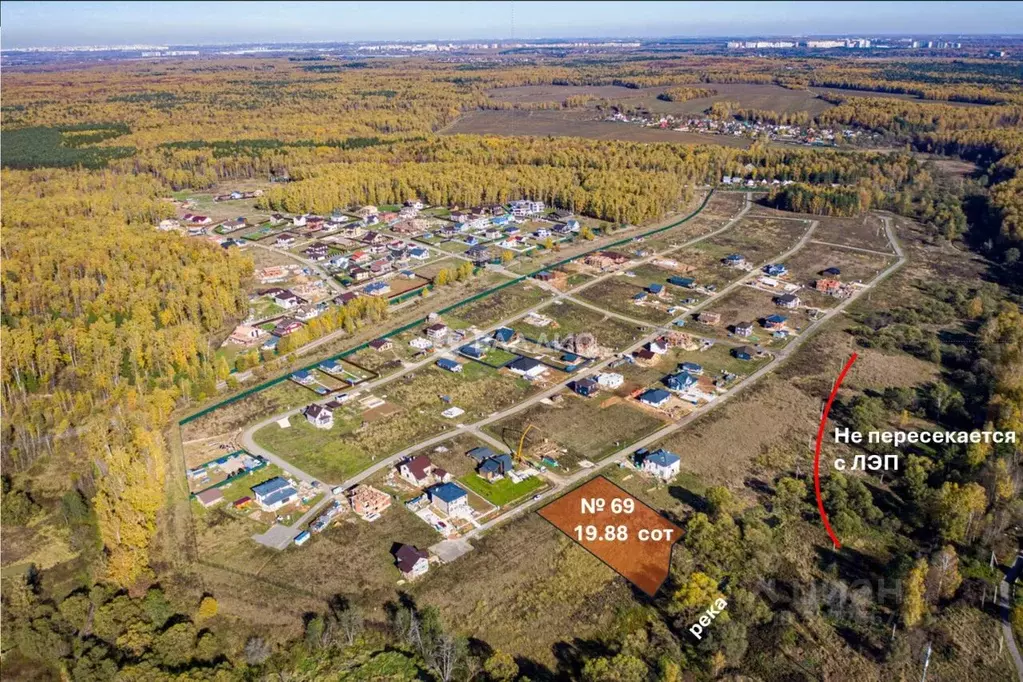 Участок в Московская область, Подольск городской округ, д. Хряслово, ... - Фото 1