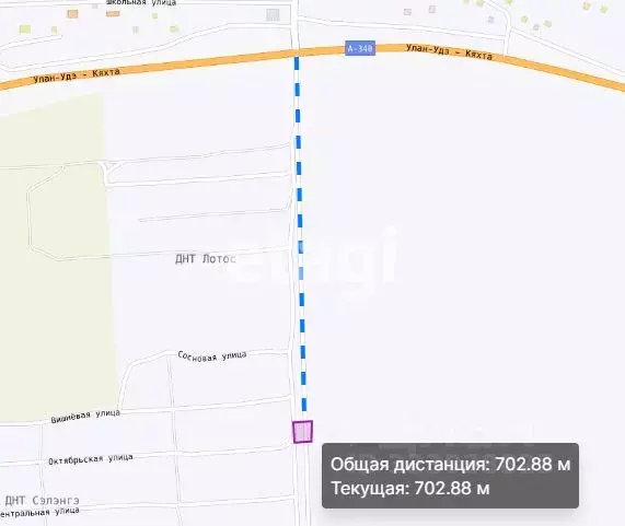 Участок в Бурятия, Иволгинский район, Нижнеиволгинское с/пос, Сэлэнгэ ... - Фото 1