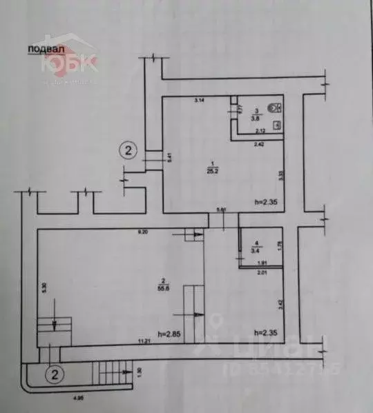 Помещение свободного назначения в Крым, Евпатория ул. Фрунзе, 25 (91 ... - Фото 2
