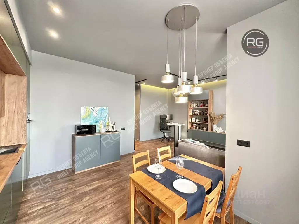 Квартира, 2 комнаты, 64.59 м - Фото 1