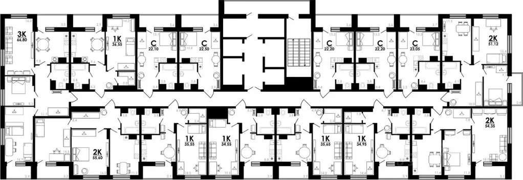 1-к кв. Нижегородская область, Нижний Новгород Коломенская ул., 8к4 ... - Фото 1