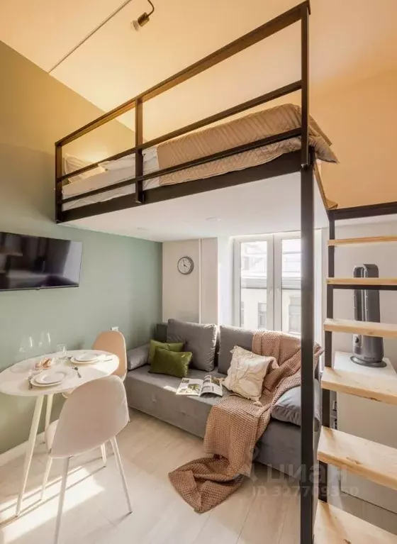 Студия Санкт-Петербург Захарьевская ул., 12 (18.0 м) - Фото 1