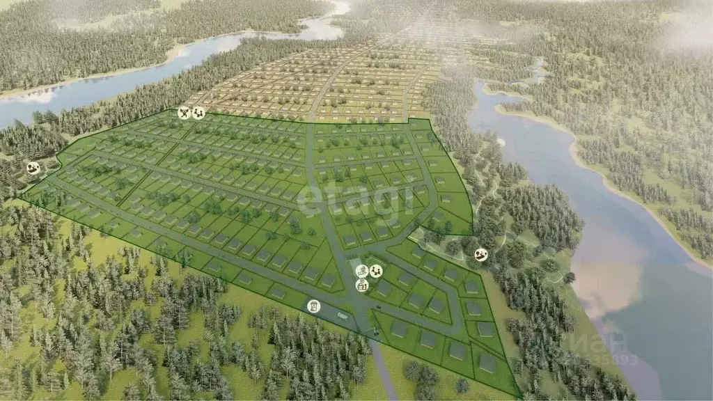 Участок в Пермский край, Пермский муниципальный округ, д. Малая ... - Фото 2