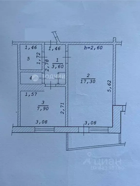 1-к кв. Чувашия, Чебоксары ул. 324-й Стрелковой Дивизии, 4 (33.0 м) - Фото 1