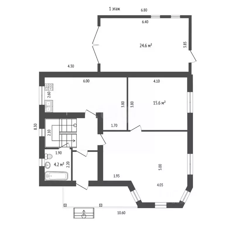 Дом в Крым, Сакский район, с. Орехово ул. 9 Мая (191 м) - Фото 2
