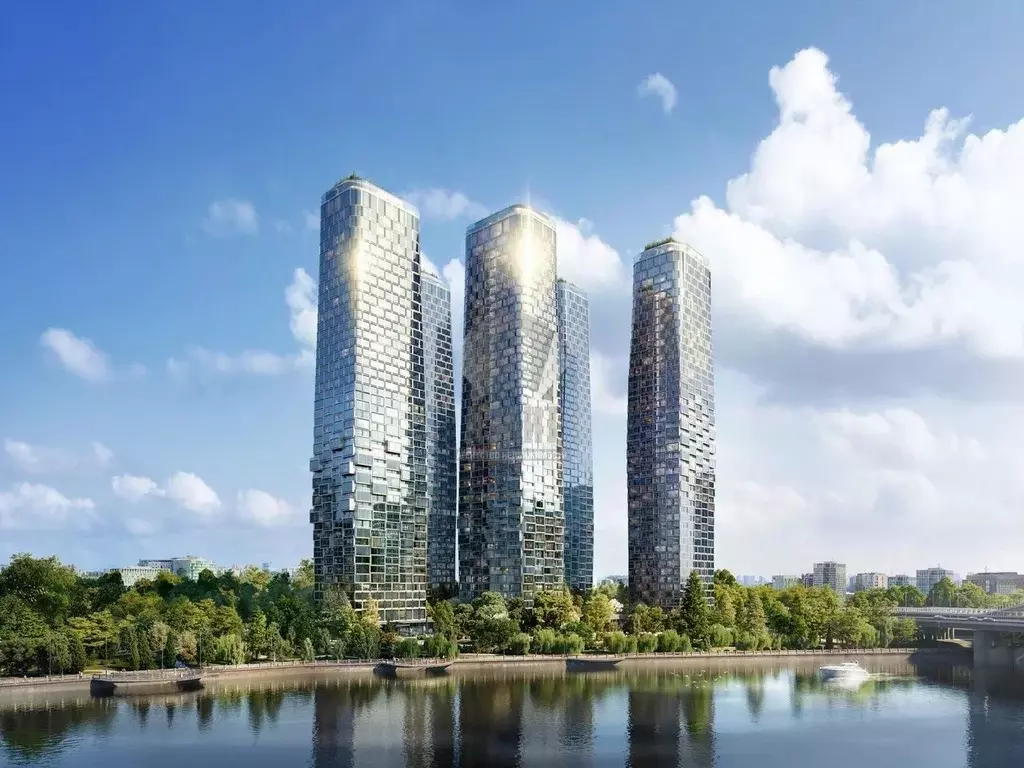 Студия Москва Ривер Парк Кутузовский жилой комплекс (22.5 м) - Фото 0