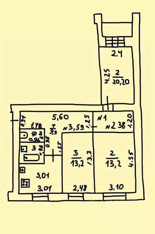 3-к кв. Нижегородская область, Нижний Новгород ул. Переходникова, 5 ... - Фото 2