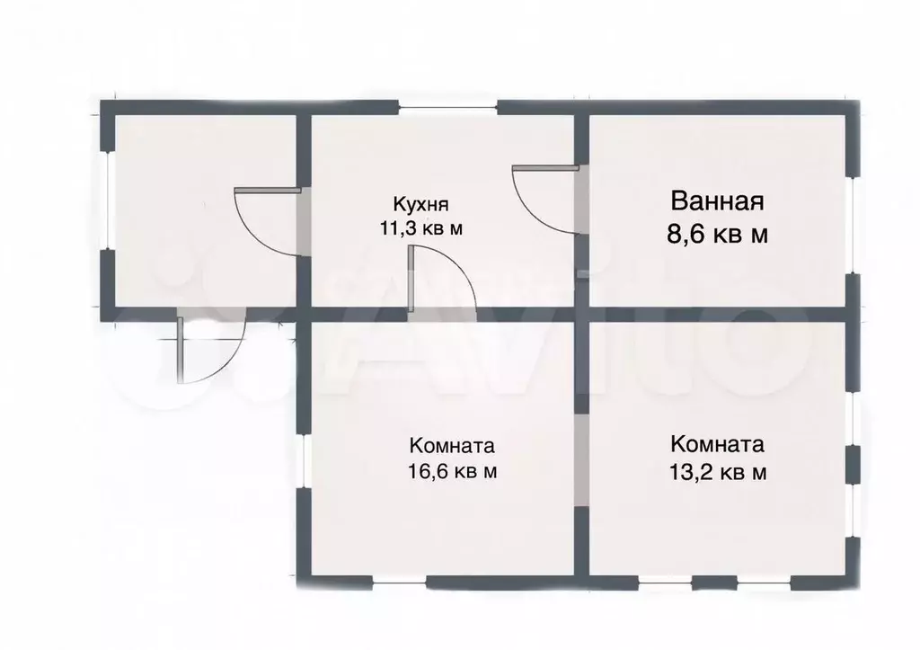 Дом 54,8 м на участке 6,4 сот. - Фото 0